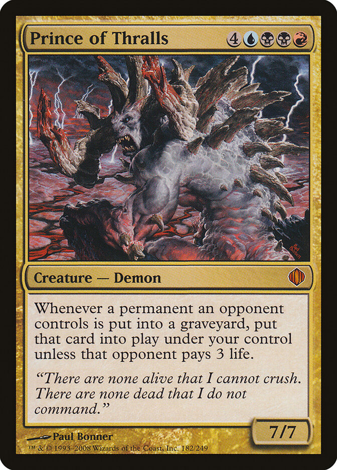 Prince des serviteurs — Shards of Alara 182/250