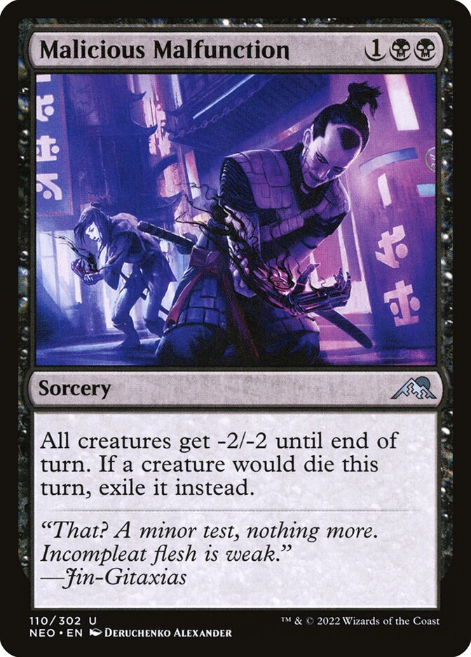Malicious Malfunction — Kamigawa: Neon Dynasty 110/531