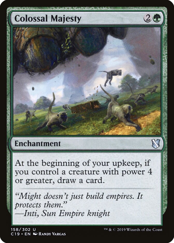 Majesté colossale — Commander 2019 158/302