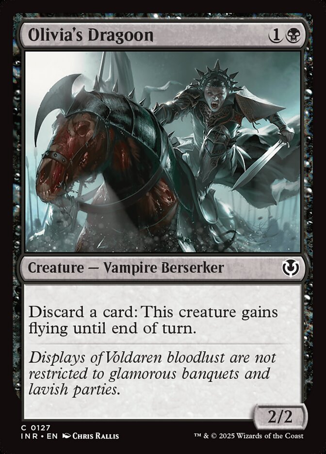 Olivia's Dragoon — Innistrad Remastered 127/495