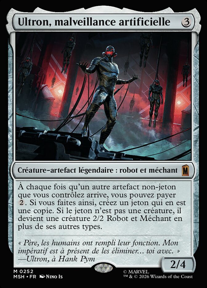 Ultron, malveillance artificielle — Marvel Super Heroes 252/453