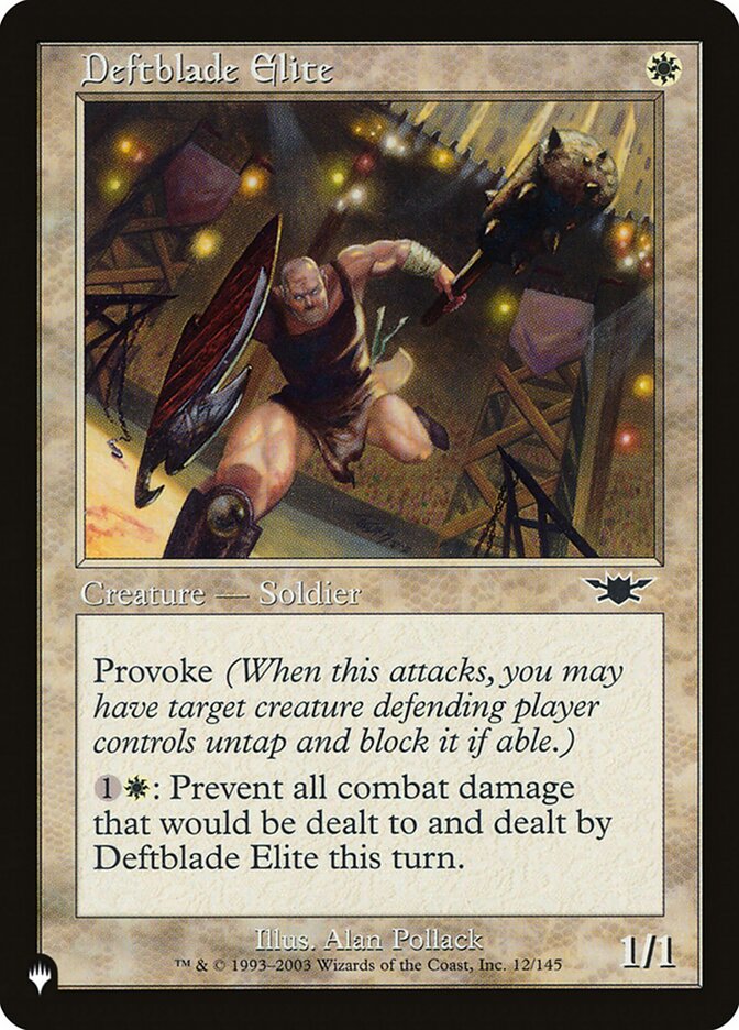 Deftblade Elite — The List LGN-12/5581
