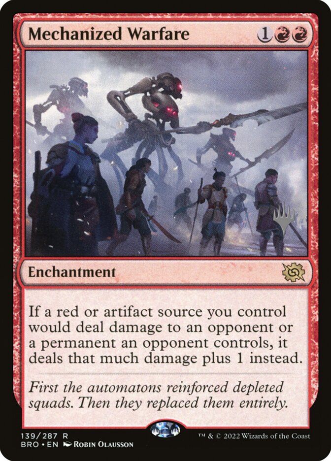 Mechanized Warfare — The Brothers' War Promos 139p/171