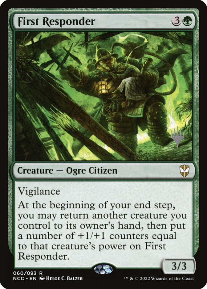 First Responder — New Capenna Commander Promos 60p/75