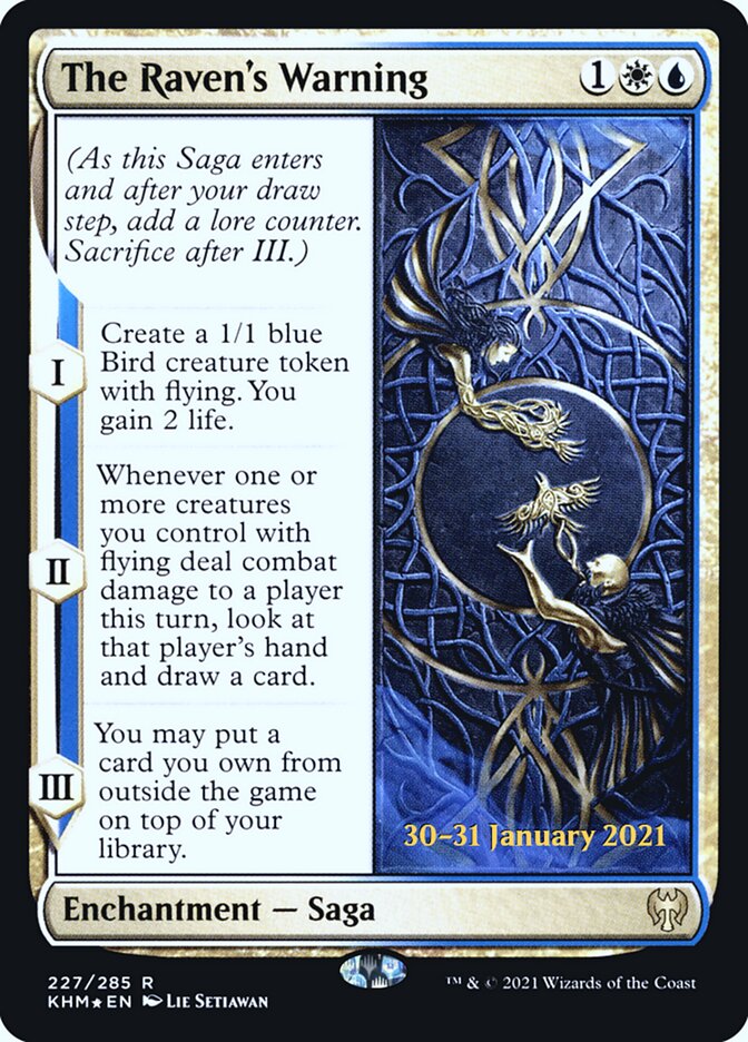 The Raven's Warning — Kaldheim Promos 227s/158