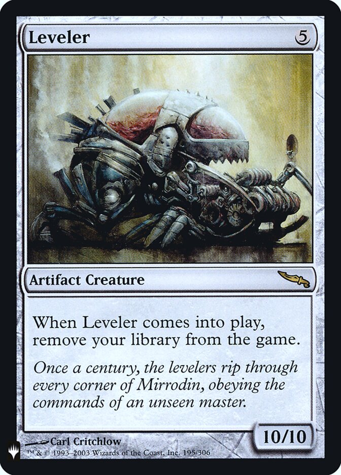 Leveler — The List MRD-195/5581