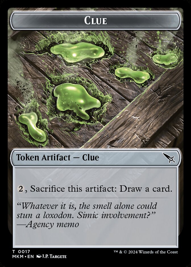 Clue — Murders at Karlov Manor Tokens 17/22
