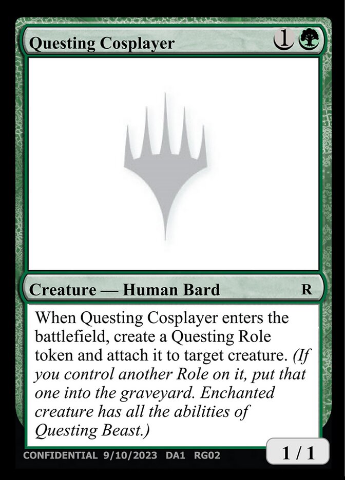 Questing Cosplayer — Unknown Event RG02d/512