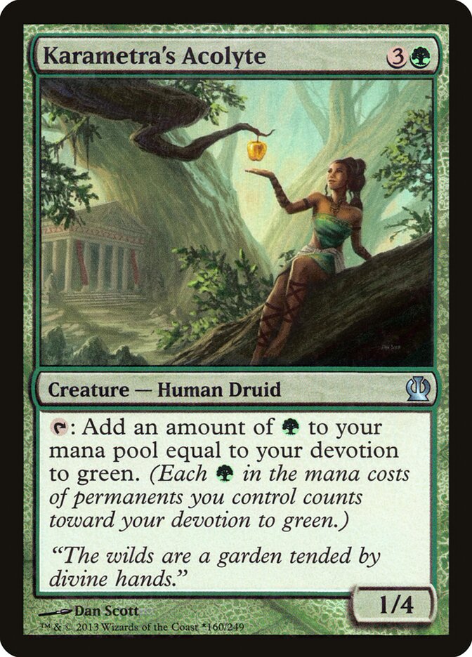 Karametra's Acolyte — Theros Promos 160/10
