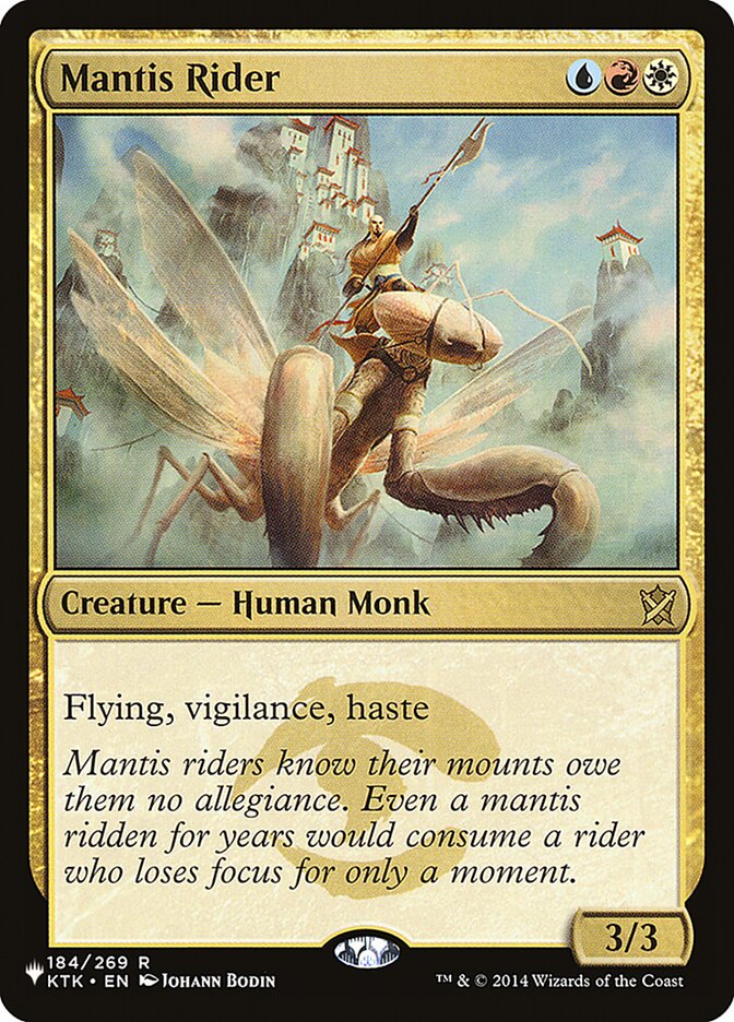 Mantis Rider — The List KTK-184/5581