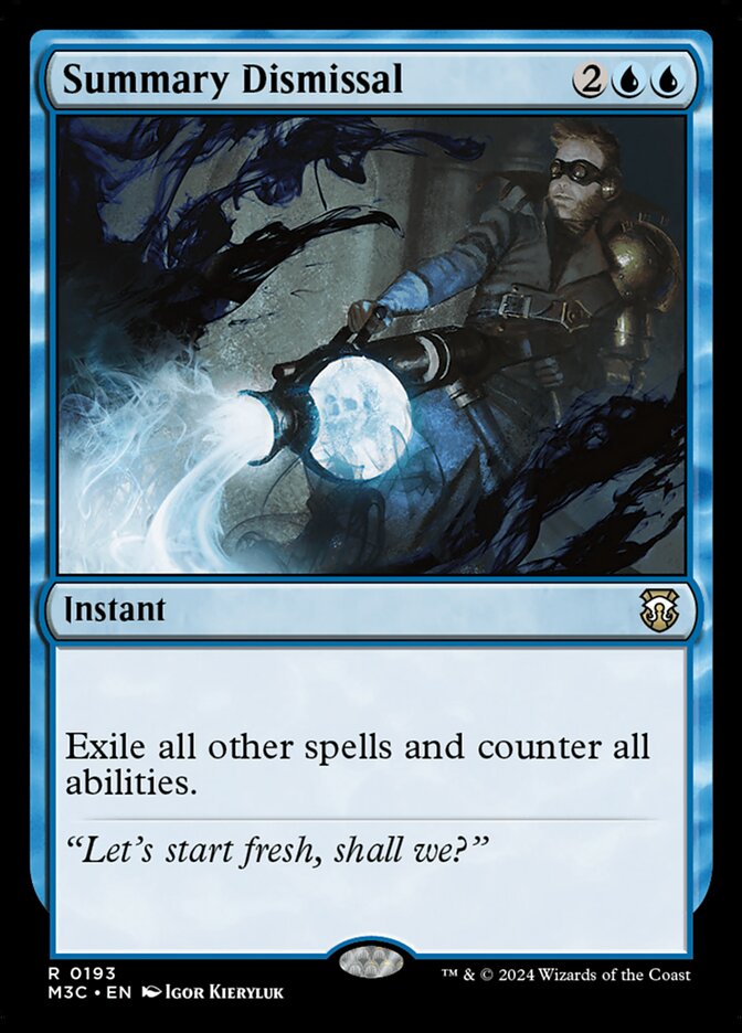 Summary Dismissal — Modern Horizons 3 Commander 193/398