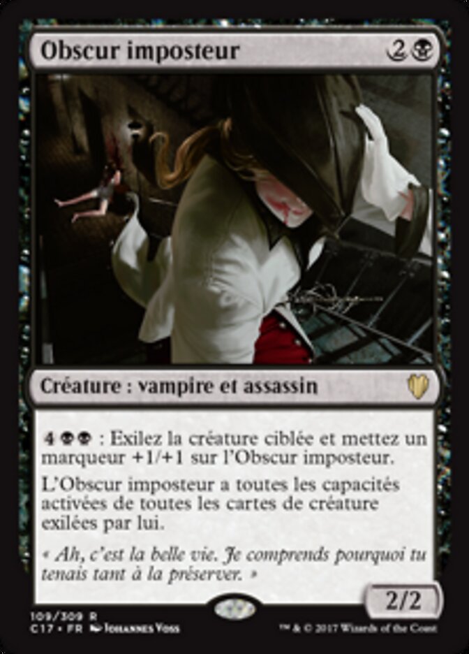 Obscur imposteur — Commander 2017 109/309