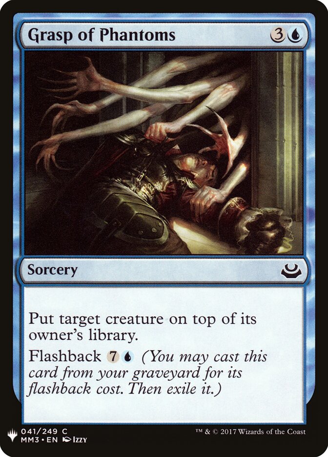 Grasp of Phantoms — The List MM3-41/5581