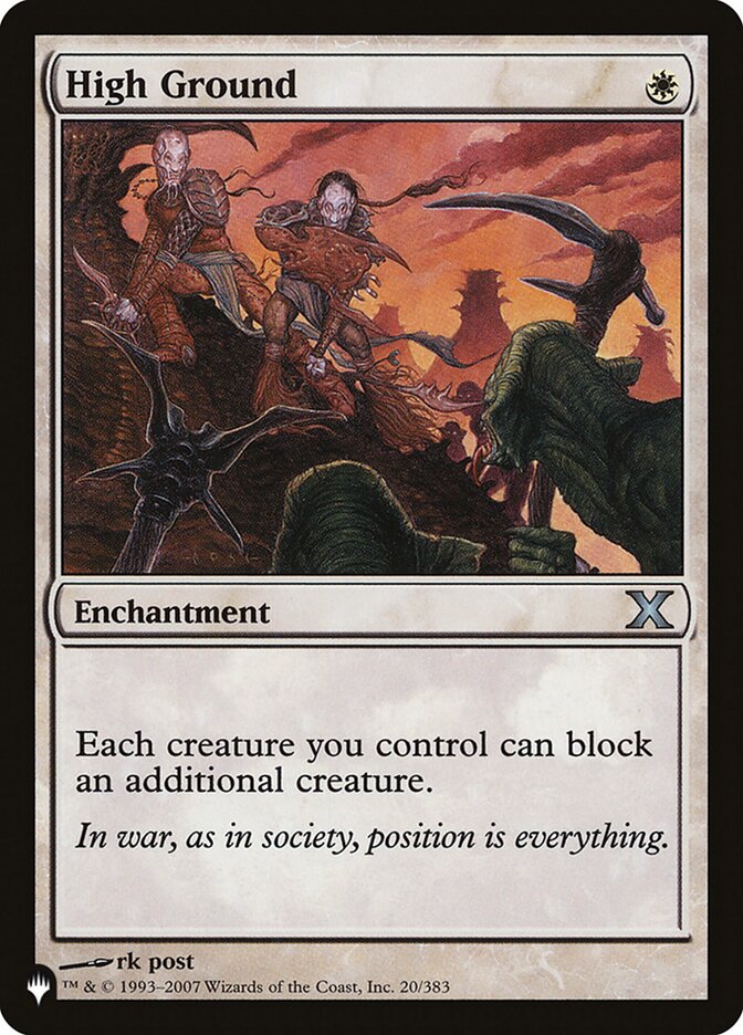 High Ground — The List 10E-20/5581
