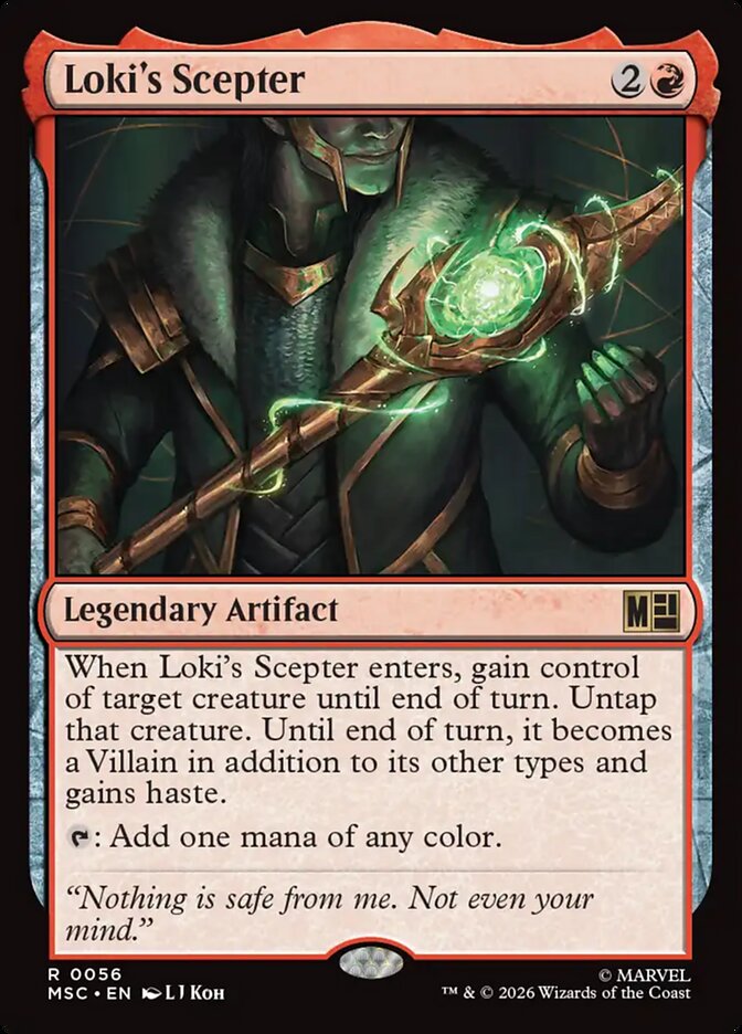 Loki's Scepter — Marvel Super Heroes Commander 56/866