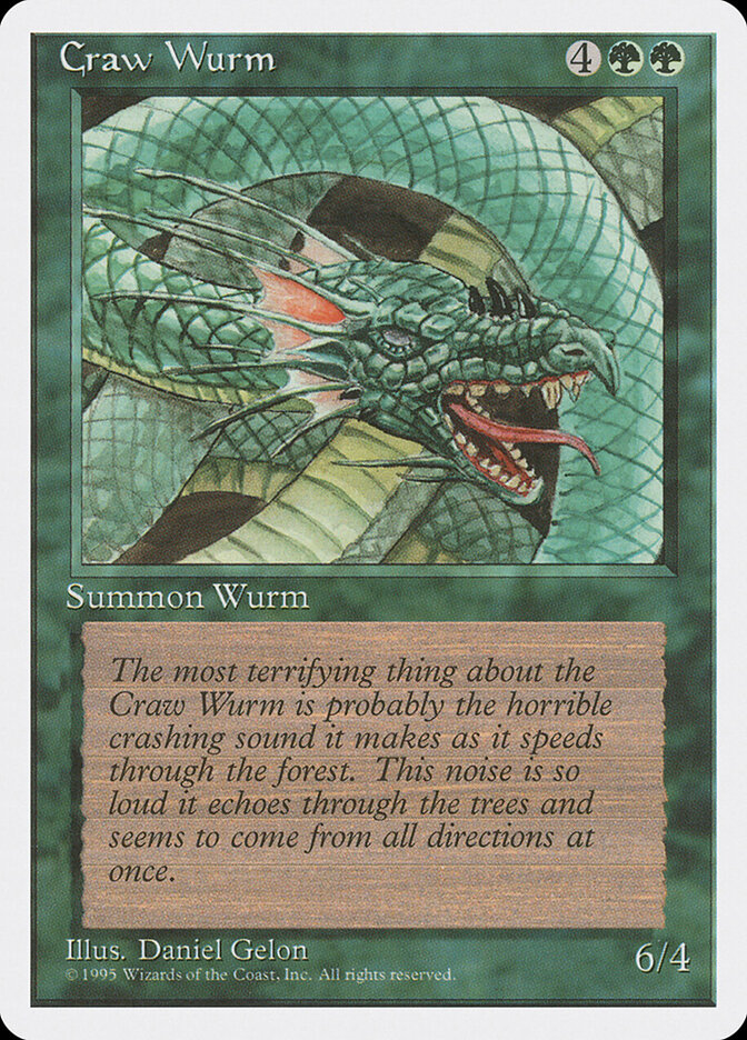 Craw Wurm — Fourth Edition 238/378