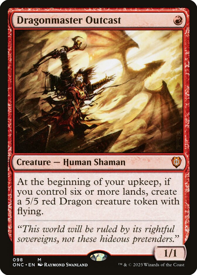 Dragonmaster Outcast — Phyrexia: All Will Be One Commander 98/174