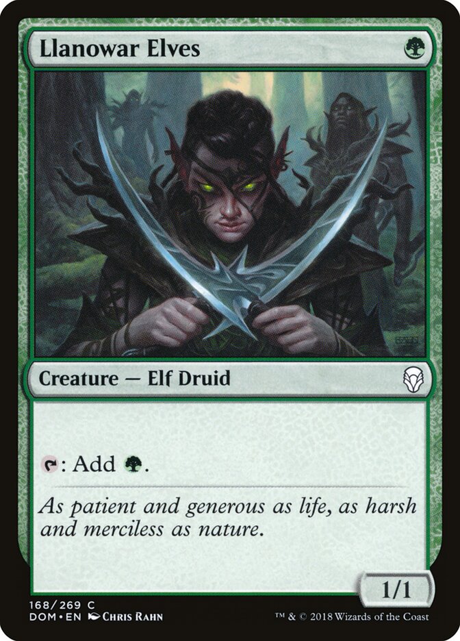Llanowar Elves — Dominaria 168/280