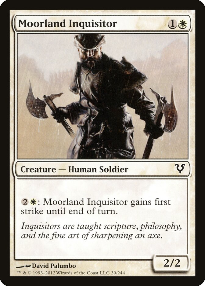 Moorland Inquisitor — Avacyn Restored 30/244