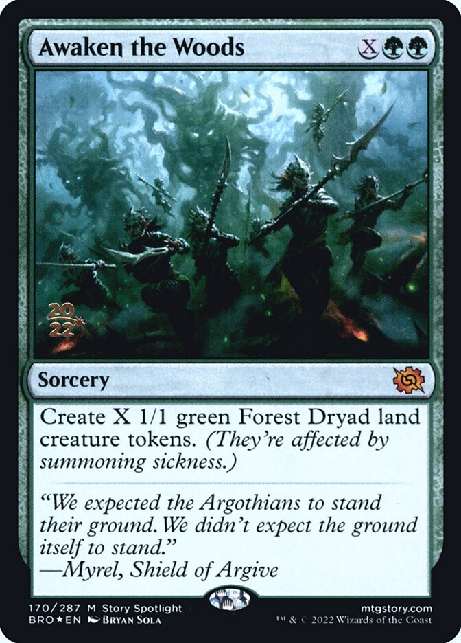 Awaken the Woods — The Brothers' War Promos 170s/171