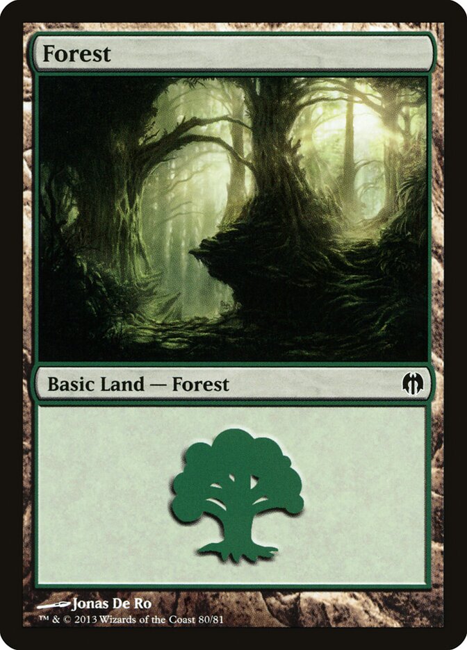 Forest — Duel Decks: Heroes vs. Monsters 80/81