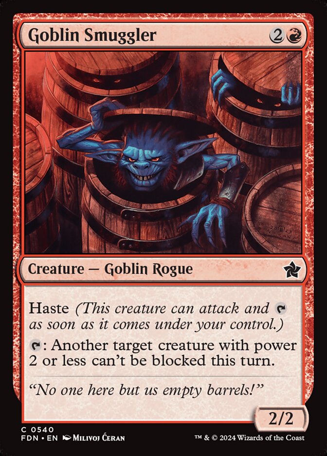 Goblin Smuggler — Foundations 540/771