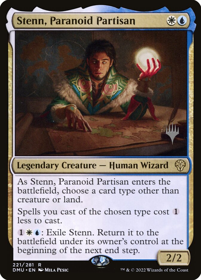 Stenn, Paranoid Partisan — Dominaria United Promos 221p/161