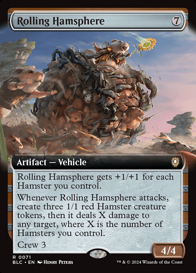 Hamstersphère roulante — Bloomburrow Commander 71/356
