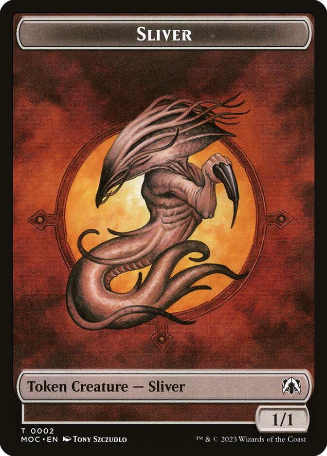 Sliver — March of the Machine Commander Tokens 2/46