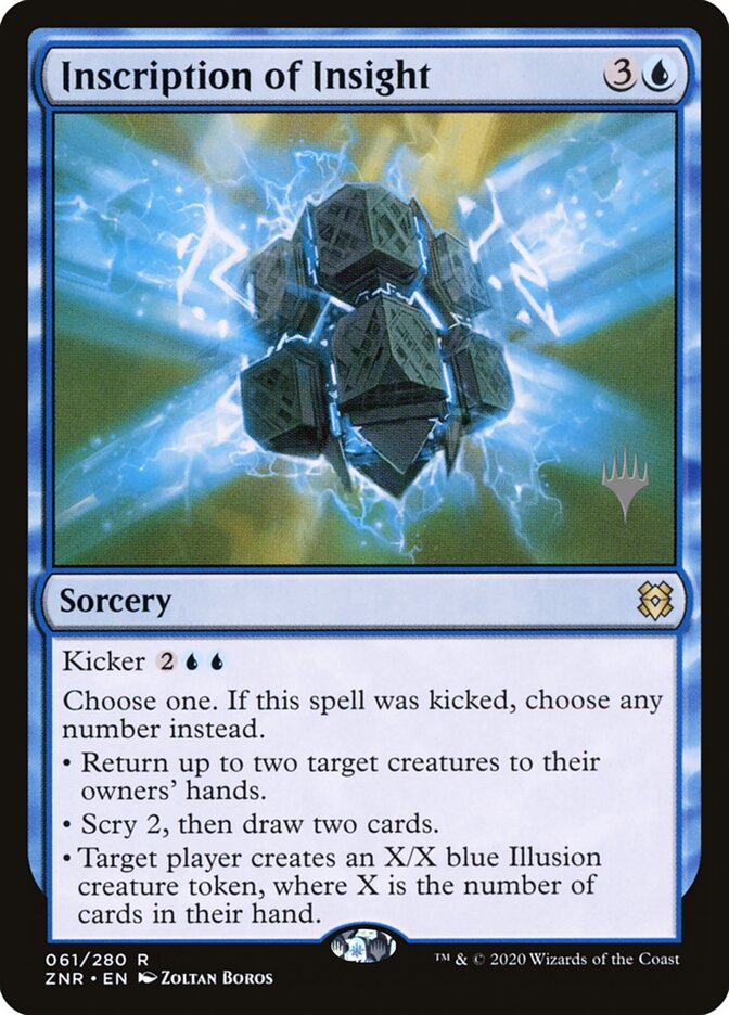 Inscription of Insight — Zendikar Rising Promos 61p/153