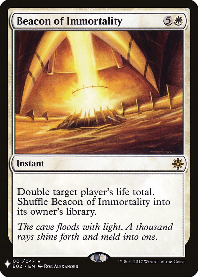 Beacon of Immortality — The List E02-1/5581