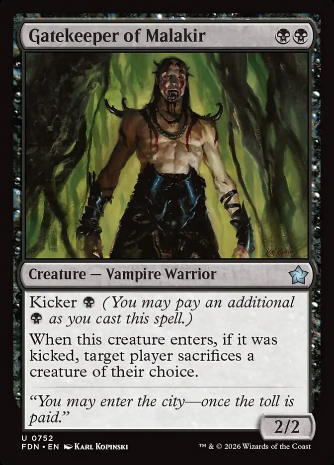 Gatekeeper of Malakir — Foundations 752/771