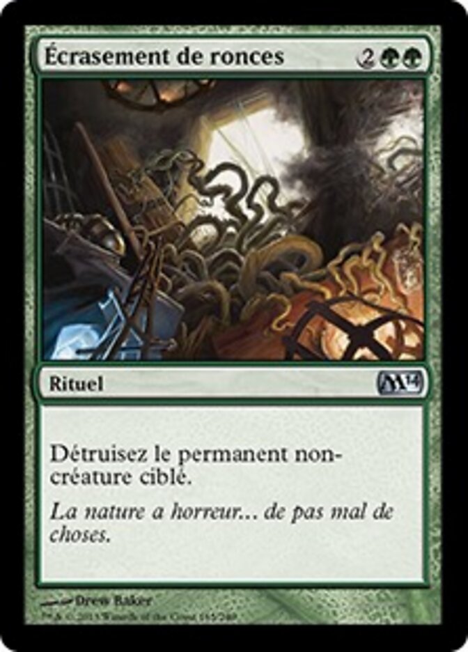 Écrasement de ronces — Magic 2014 165/249