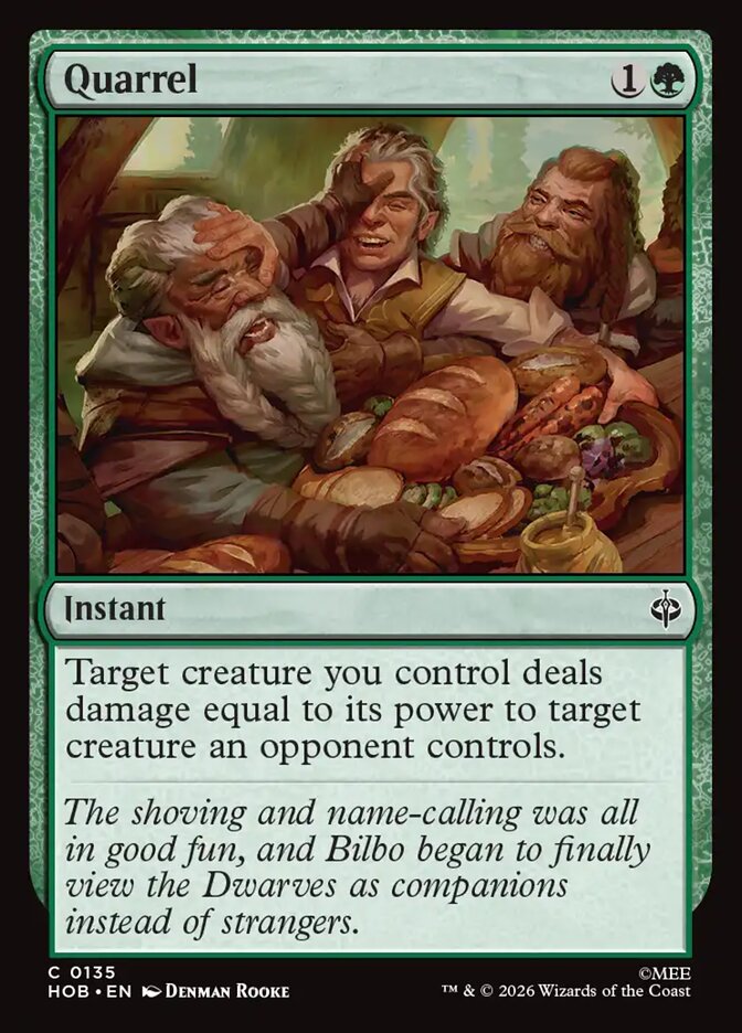 Quarrel — The Hobbit 135/321