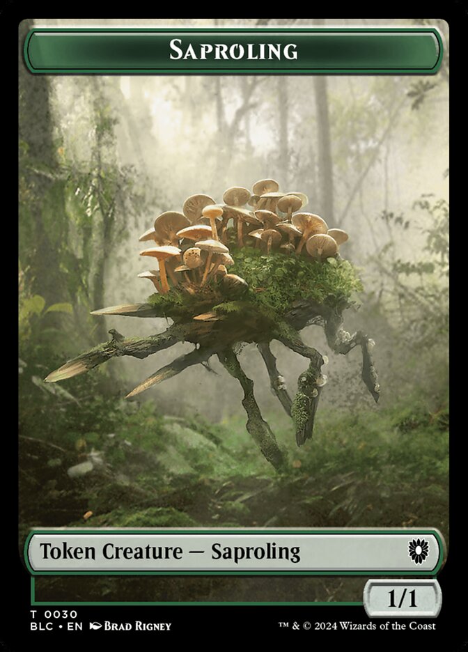 Saproling — Bloomburrow Commander Tokens 30/41