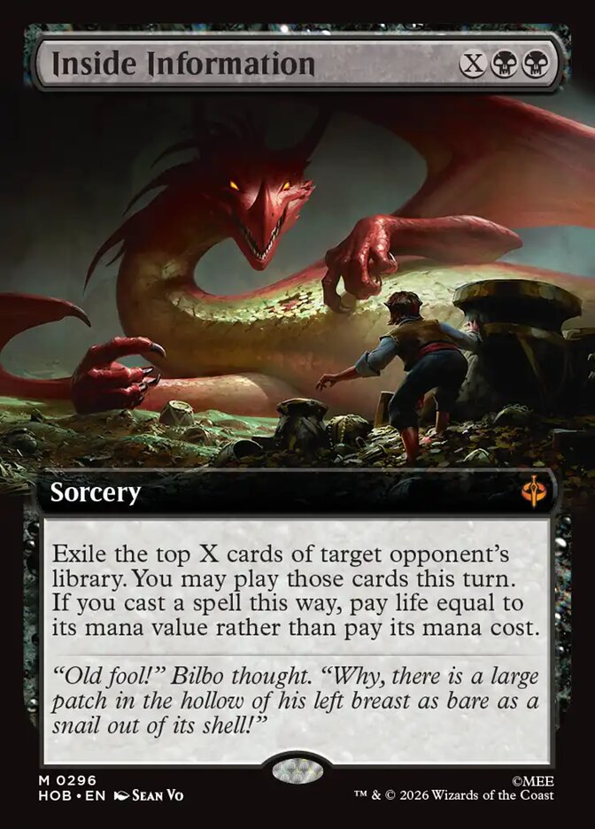 Inside Information — The Hobbit 296/321
