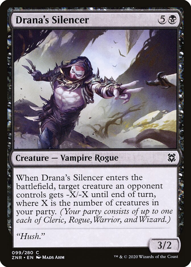 Drana's Silencer — Zendikar Rising 99/406