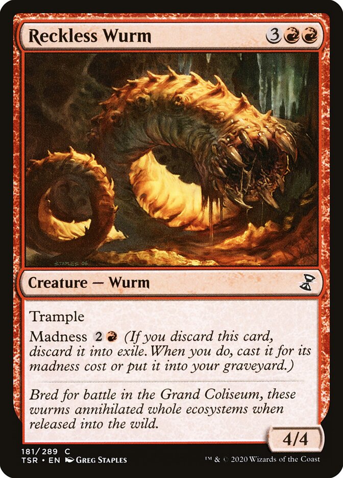 Reckless Wurm — Time Spiral Remastered 181/411