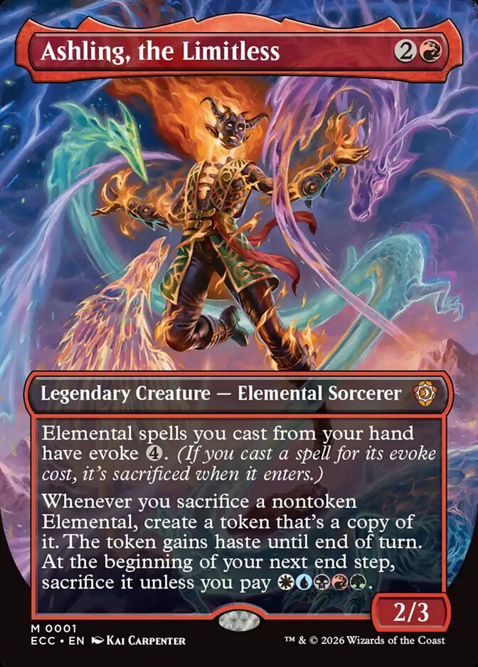 Ashling, the Limitless — Lorwyn Eclipsed Commander 1/176