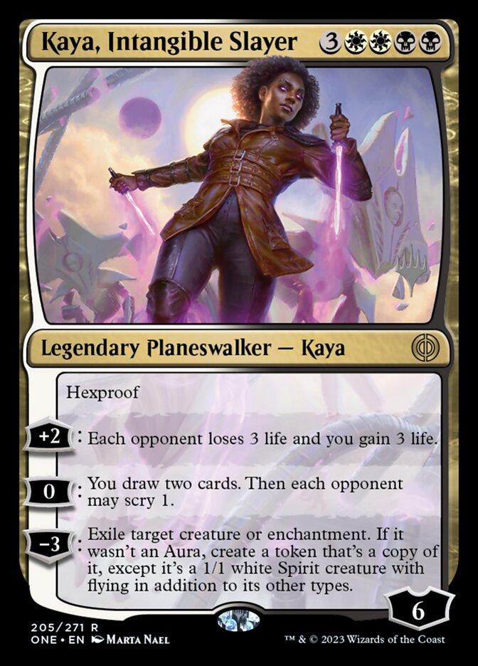 Kaya, Intangible Slayer — Phyrexia: All Will Be One Promos 205p/160