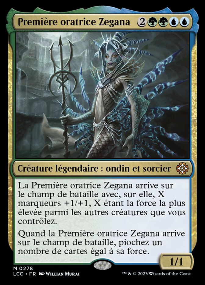 Première oratrice Zegana — The Lost Caverns of Ixalan Commander 278/370
