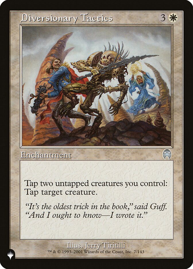 Diversionary Tactics — The List APC-7/5581