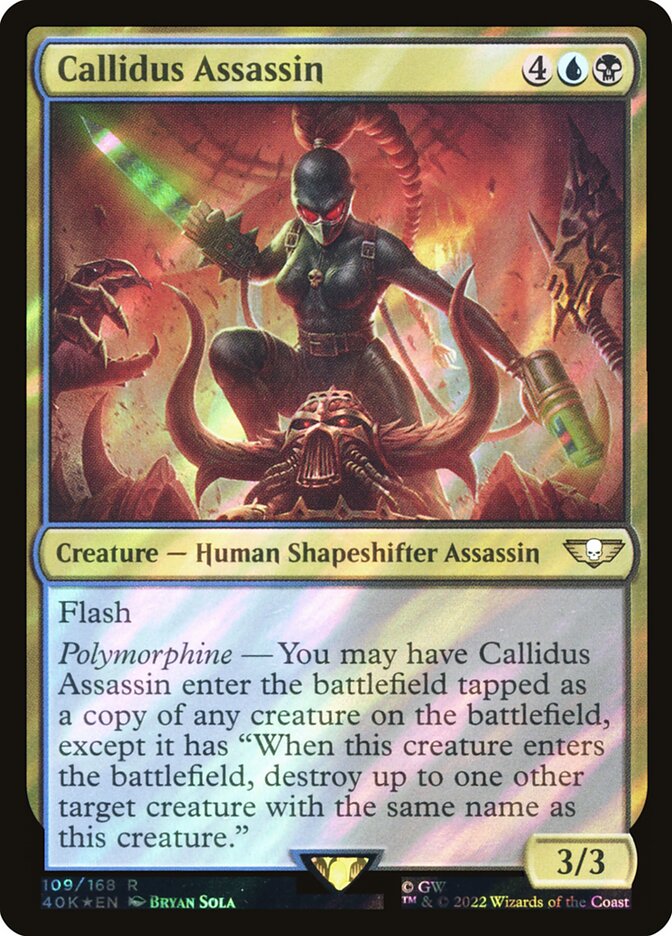 Callidus Assassin — Warhammer 40,000 Commander 109★/617