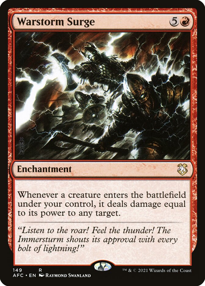 Warstorm Surge — Forgotten Realms Commander 149/331