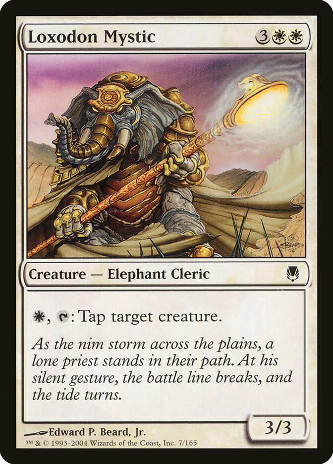 Loxodon Mystic — Darksteel 7/165