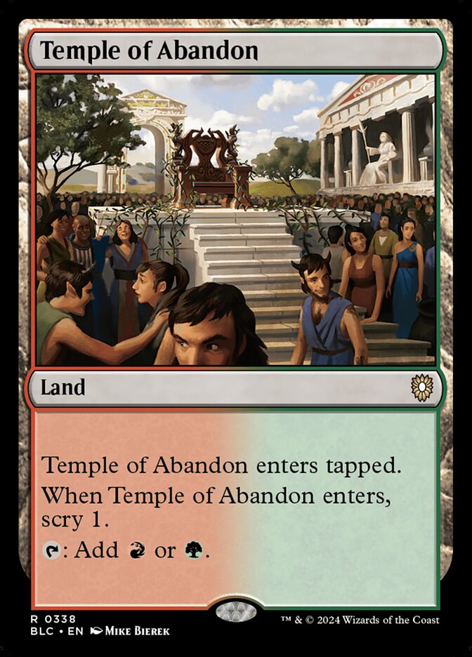 Temple de l'abandon — Bloomburrow Commander 338/356