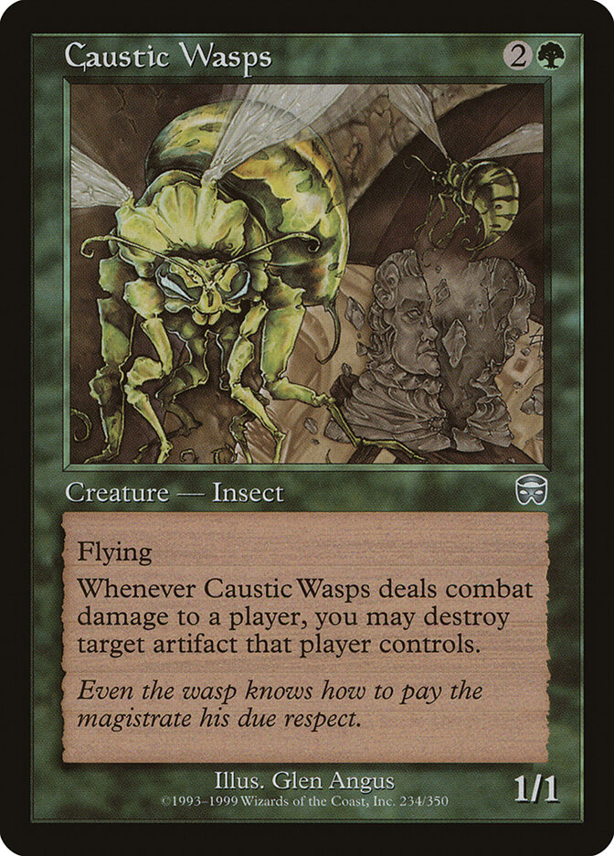 Caustic Wasps — Mercadian Masques 234/350