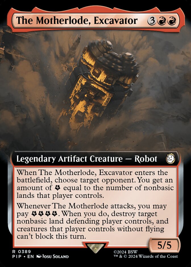 The Motherlode, Excavator — Fallout 389/1068