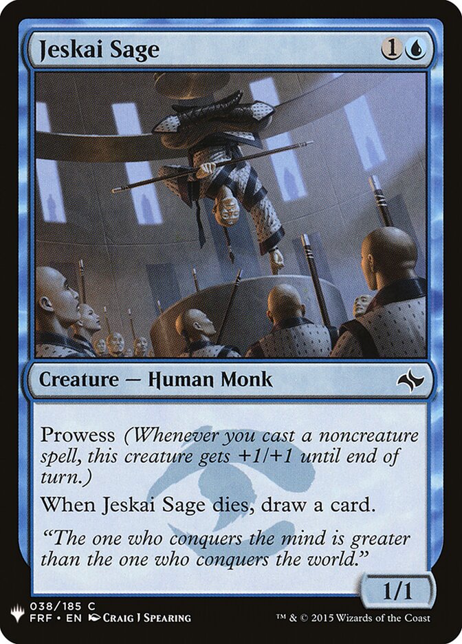 Jeskai Sage — The List FRF-38/5581