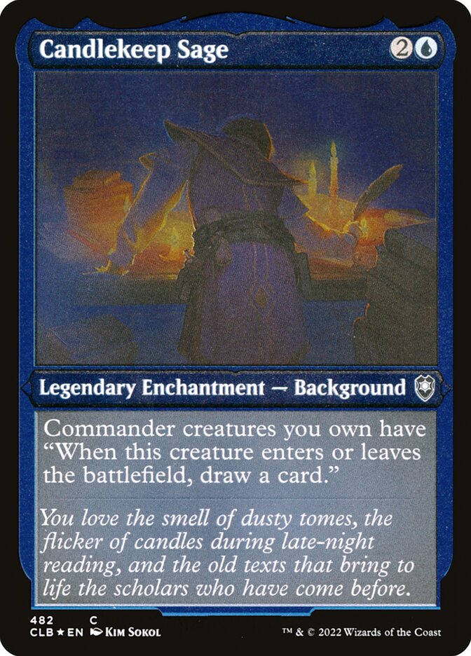 Candlekeep Sage — Commander Legends: Battle for Baldur's Gate 482/936